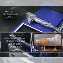 Аппарат лазерной чистки металла, Москва