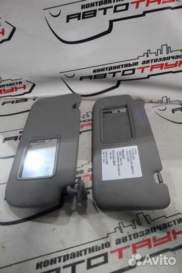 Козырек hyundai accent solaris RB L R комплект 2 ш