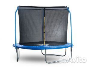 Батут с защитной сеткой