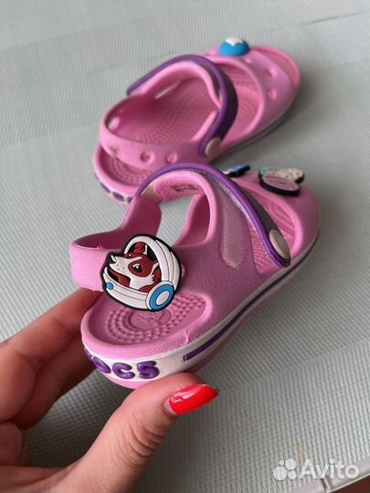 Crocs c7 босоножки сандали детские