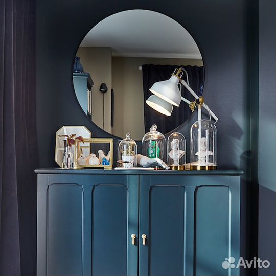 Lindbyn Зеркало 504.586.14 Чёрный 80 см IKEA