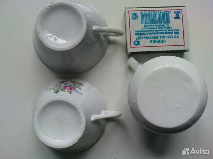 Сервиз фарфор детский кукольный посуда СССР