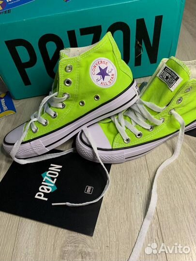 Кеды converse зеленые