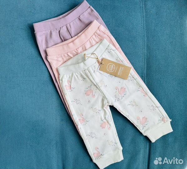 Штанишки для девочки 62 (набор)