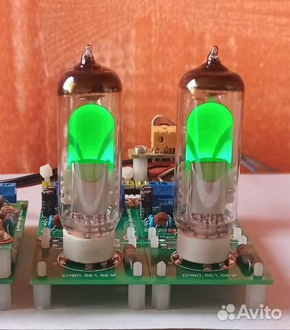 Индикатор зеленый глаз 6е1п, 6е3п, 6е5с