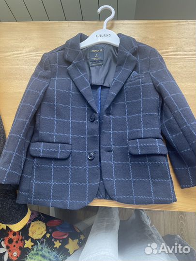 Пиджак детский 98