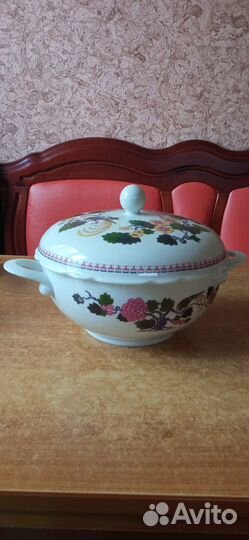 Фарфоровая супница, kahla. ГДР