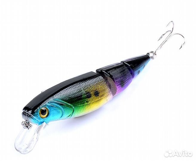 Воблер секционный 3-ех составной 3D (16 г, 105 мм)