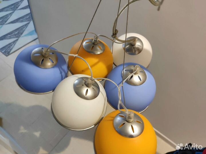 Люстра потолочная б/у