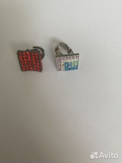 Украшения (swarovski набор и кольца)