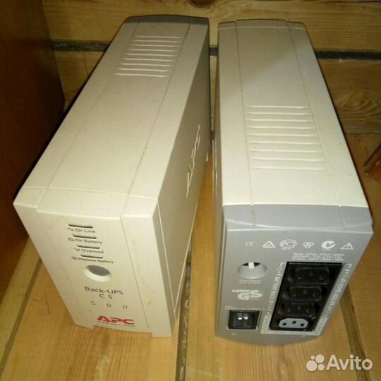 Ибп APC Back UPS CS 500 (без аккумулятора)