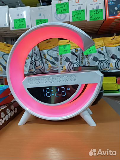 Умный RGB - светильник, портативная колонка