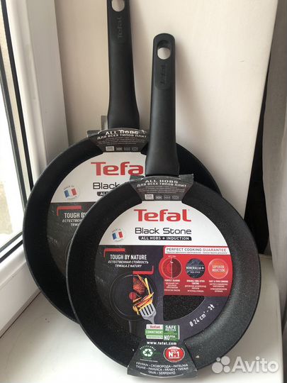 Сковорода tefal Black Stone Франция
