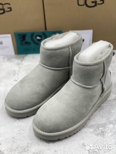 Угги/Ugg Classic Mini II Grey-Violet