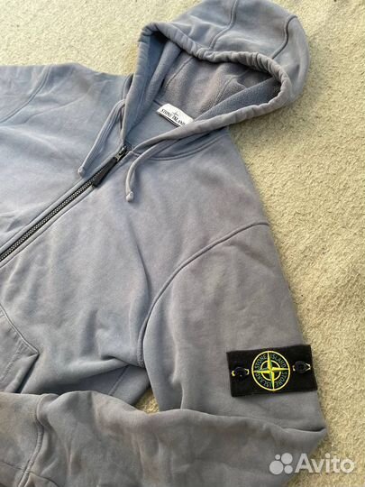 Stone island zip hoodie
