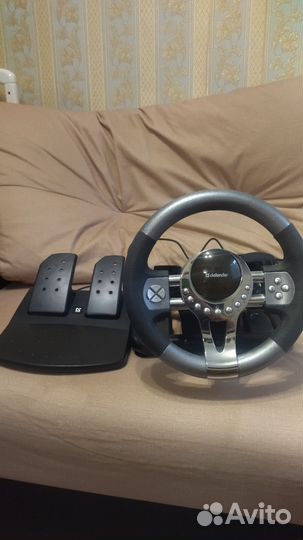 Игровой руль defender forsage gtr