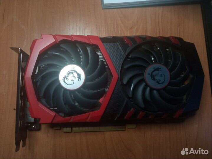 Видеокарта MSI GeForce GTX 1050 Ti gaming X 4G