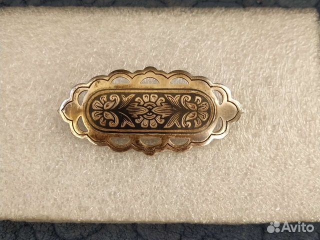 Серебряная брошь.ссср
