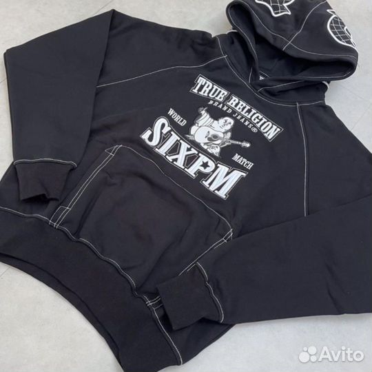 Худи True Religion Six PM Черное