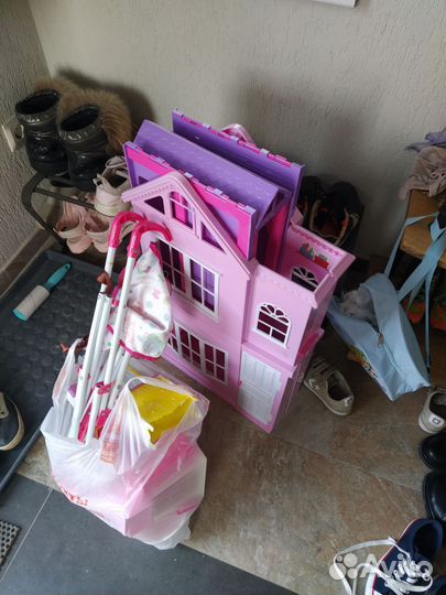 Кукольный домик с мебелью бесплатно