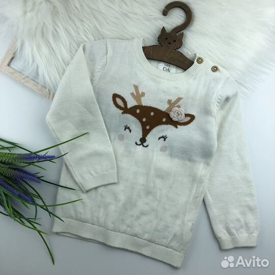 Кофта джемпер на девочку 92