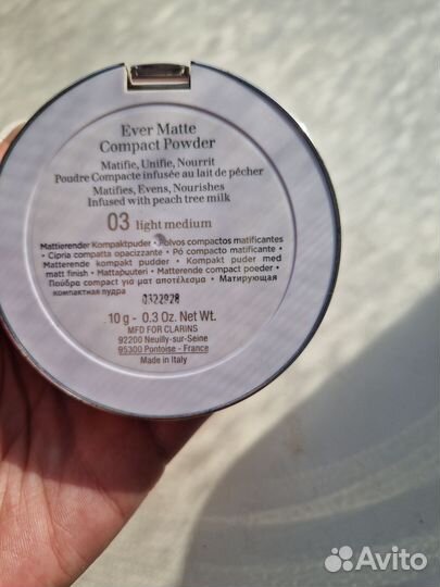 Пудра clarins