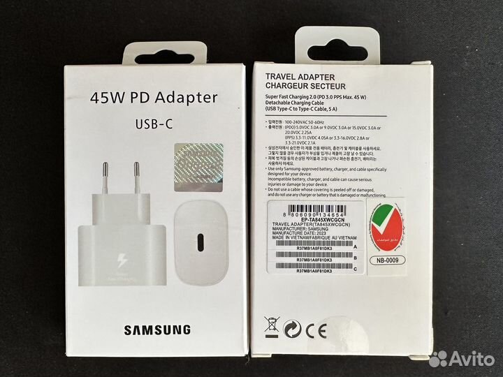 Блок питания samsung 45W