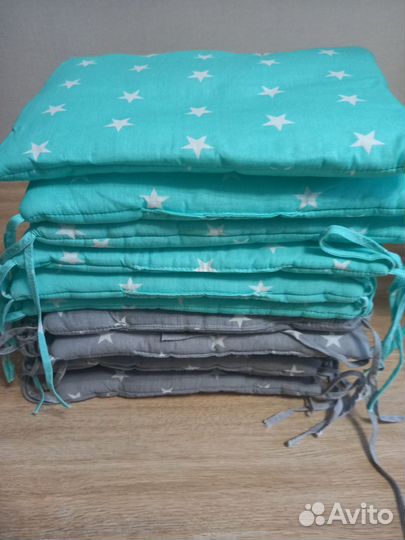 Конверт, бортики,подушка, набор для новорожденных