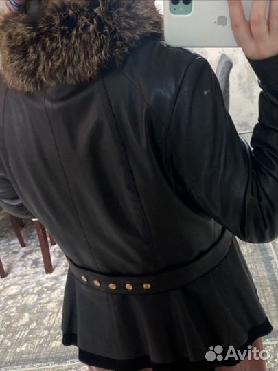Куртка кожаная женская