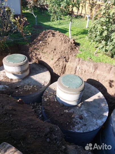 Септик из бетонных колец 