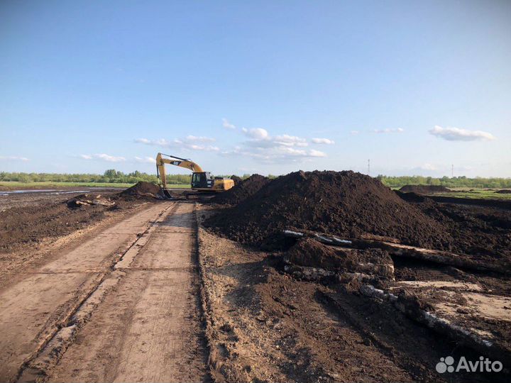 Торф плодородный, Почвогрунт, Чернозём от производ