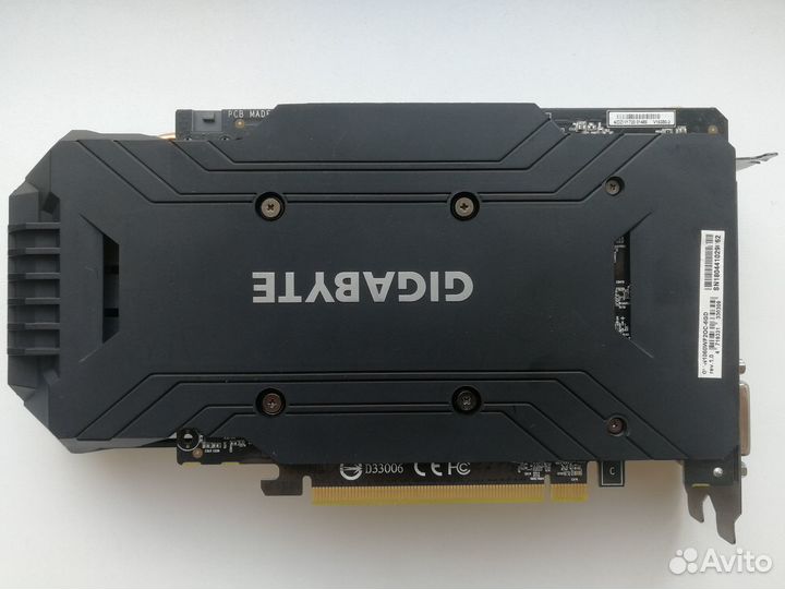 Видеокарта Gigabyte GTX1060 3GB