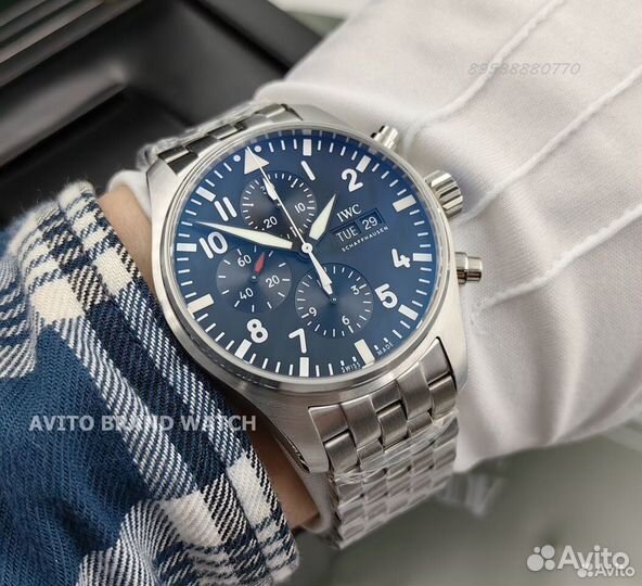 Часы IWC Pilot’s Chronograph 3777 новые