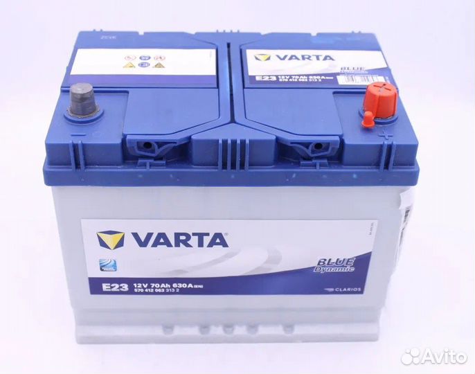 Аккумуляторы varta от 52а/ч до 180а/ч BMW