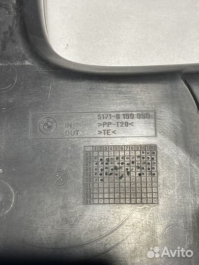 Воздуховод радиатора BMW E39