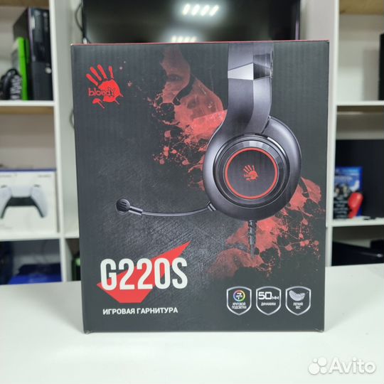 Игровые наушники Bloody G220S с микрофоном