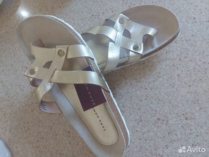 Шлепанцы zara 39р новые