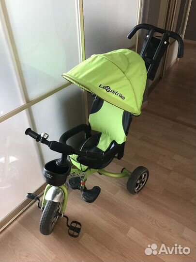 Детский велосипед с родительской ручкой