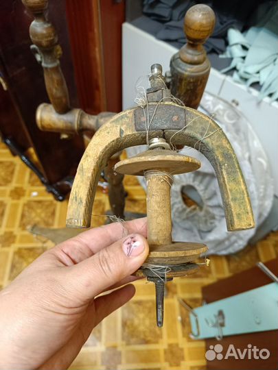 Прялка деревянная старинная