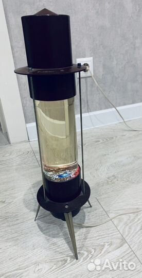 Масляная лампа СССР «космос» лава