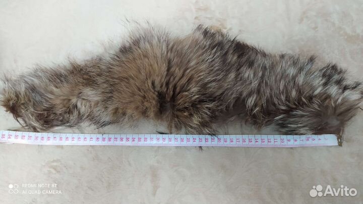 Меховой воротник песец