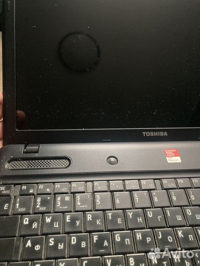 Отличный ноутбук toshiba без hdd и зарядки