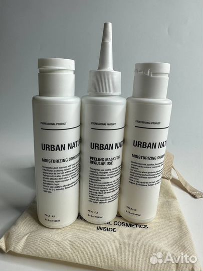 Набор шампунь кондиционер пилинг Urban Nature