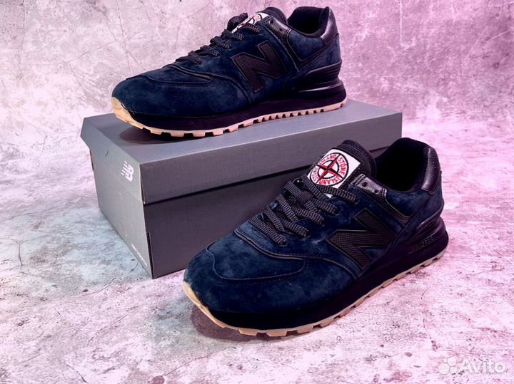 Кроссовки New Balance 574 Stone Island спортивные