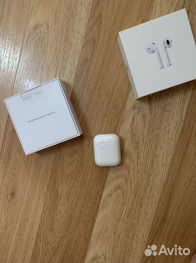 Беспроводные наушники apple airpods оригинал