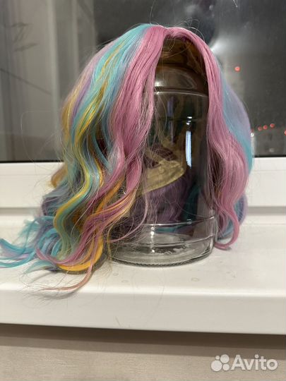 Парик разноцветный