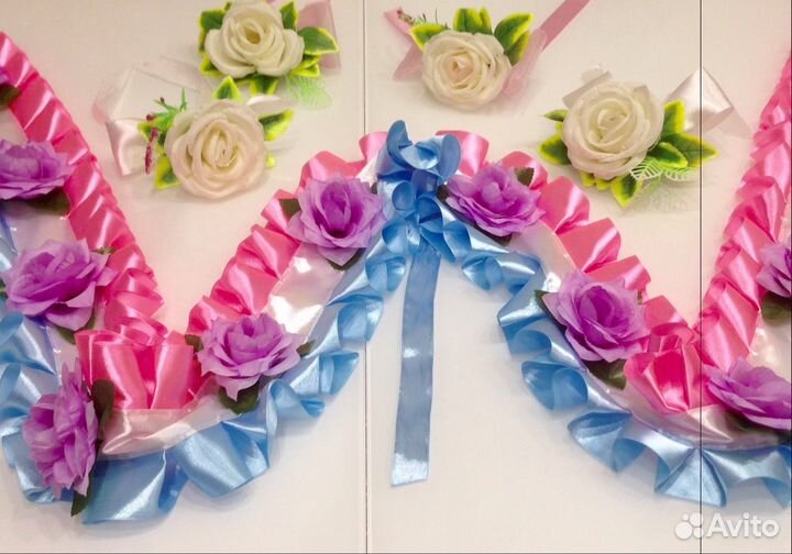 Свадебные кольца на машину