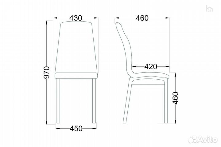 Стул обеденный Lily