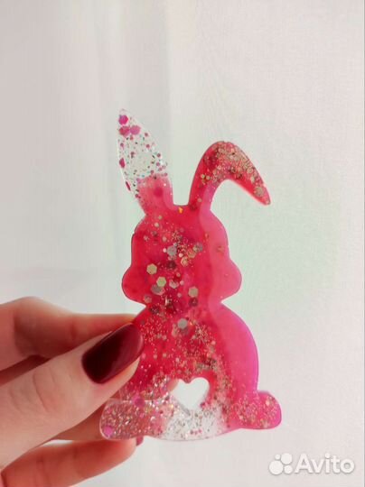 Ёлочные игрушки ручной работы из эпоксидкой смолы