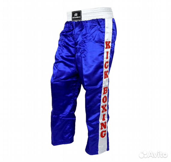 Штаны для кикбоксинга BoyBo синие (S)